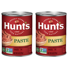 Hunt's 蕃茄配司, 萬用濃縮蕃茄醬底, NON-GMO 非基改自然熟成加州蕃茄製作, 美國原裝進口, 170g, 2罐