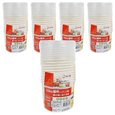 橘之屋 520cc湯杯+杯蓋 10入 Set, 食品級用紙 耐熱85度C 一次性使用, 5組