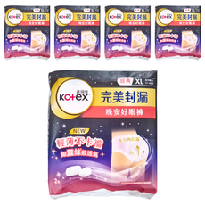 Kotex 靠得住 晚安好眠褲, XL, 2件, 5包