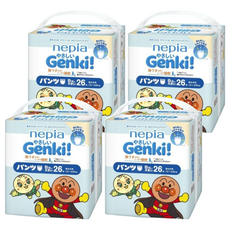 Genki nepia 王子 日本製麵包超人拉拉褲 褲型, XXL, 104片