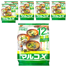 Marukome 一休味噌湯 12食 – 減鹽, 191.1g, 6袋
