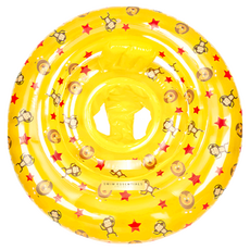 SWIM ESSENTIALS 嬰幼兒充氣坐式泳圈, 黃色卡通圖案, 馬戲團, 1個