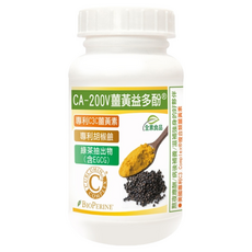 Healthwomen 赫而司 2代薑黃益多酚 全素膠囊 CA-200V,90顆,全素營養補給, 0.5g, 1罐