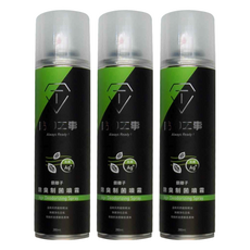 T-FENCE 防御工事 Ag+ Deodorizing Spray 球鞋除臭 制菌噴霧 銀離子 280ml, 3瓶
