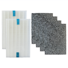 Opure 臻淨 HEPA抗菌濾網2入+沸石活性碳濾網4入組 (適用Honeywell HPA200APTW/5250WTW), HPA200C + HPA200BCZ, 1組