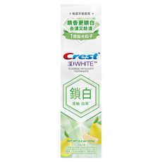 Crest 香氛鎖白牙膏 清柚白茶, 適用於敏感牙齒，含1億拋光粒子, 120g, 1條