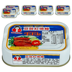 東和食品 HowMaMa 豆豉紅燒鰻罐頭, 100g, 6罐