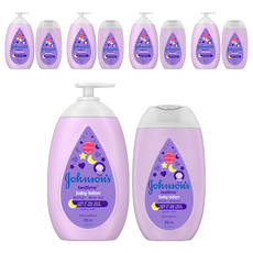 Johnson's 嬌生 甜夢純淨潤膚乳套裝, 嬰兒潤膚乳 500mL+300mL, 5組