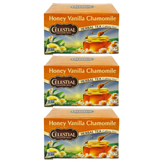 CELESTIAL SEASONINGS 詩尚草本 蜂蜜香草洋甘菊茶，無咖啡因, 2.35g, 20包, 3盒