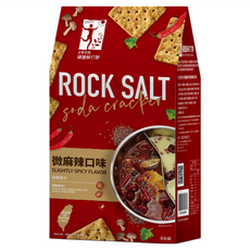 正哲生技 岩鹽蘇打餅, 微麻辣口味, 380g, 1包