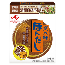 AJINOMOTO 味之素 烹大師 干貝風味, 嚴選純正干貝使用, 120g, 1盒