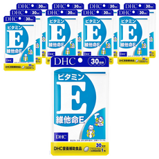 DHC 維他命E 30日份, 100%植物萃取, 增進肌膚與血球的健康, 30顆, 10.2g, 10包