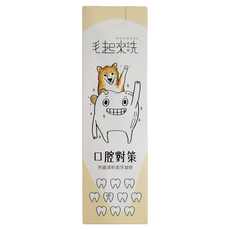 MAOUP 毛起來 口腔對策 全齡狗齒清新潔牙凝膠, 75g, 1條