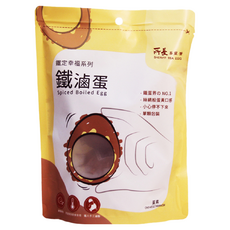 所長茶葉蛋 鐵滷蛋 原味, 滷蛋界的NO.1, 蛋素, 240g, 1袋