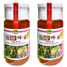 彩花蜜 荔枝蜂蜜，台灣產, 700g, 2瓶