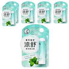 MENTHOLATUM 曼秀雷敦 涼舒 薄荷精油棒, 輕巧瓶身設計 隨身攜帶, 6支