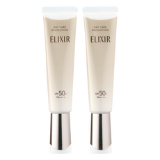 ELIXIR 怡麗絲爾 彈潤多效美肌乳 35ml 2入組 SPF50+ PA++++ 美肌防護 妝前乳, 2條, 白色