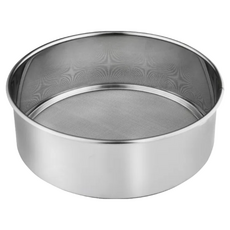 MINEX METAL 不銹鋼平底麵粉篩網 - 18cm, 日本製造, 1個