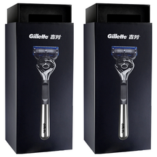 Gillette 吉列 無感Proglide系列 限量刮鬍刀豪華套組，附限定磁吸刀座, 2組, 6入