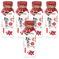 潤之泉潤心田 紅棗茶, 330ml, 100% 無添加人工添加物, 全天然紅棗茶, 5瓶