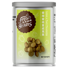 長青穀典 香檸蜜桃夏威夷果, 低溫烘焙, 富含維生素C, 80g, 4罐