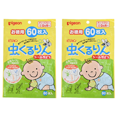 pigeon 貝親 防蚊貼布, 60入, 2包