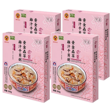 禎祥食品 黃金蟲草雞汁干貝粥 350公克, 350g, 4盒