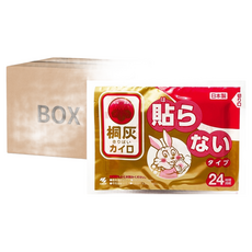 KOBAYASHI 小林製藥 桐灰 手握式 小白兔暖暖包, 非黏貼型 暖暖包, 持續發熱24小時, 30入, 5盒