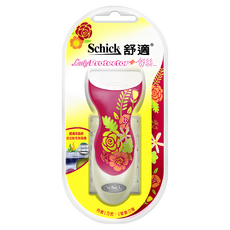 Schick 舒適牌 舒絲仕女除毛刀具，含蘆薈精華潤滑條，安全除毛無負擔，1刀把2刀片, 1入, 1個
