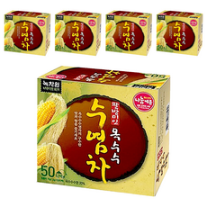 NOKCHAWON 綠茶園 玉米鬚茶 50包, 韓國人的飯後常備飲品，去油解膩，利尿排毒, 1.5g, 5盒