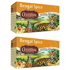 CELESTIAL SEASONINGS 詩尚草本 肉桂香料茶, 無咖啡因草本茶, 2.35g, 20包, 2盒