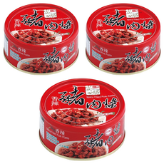 台糖 安心豚豬肉醬 香辣, 100%台糖豬肉, 160g, 3罐