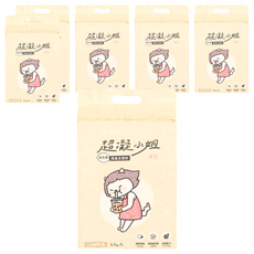 超凝小姐 益生菌除臭豆腐砂 6包, 1.5毫米條砂, 防潮效果佳, 2.7kg, 珍珠奶茶香