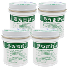 MENTHOLATUM 曼秀雷敦 軟膏, 35g, 清新薄荷香氣, 緩解蚊蟲叮咬引起的皮膚搔癢紅腫, 暫時緩解肌肉與關節痠痛, 舒緩感冒胸部不適, 4罐