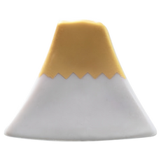 日本九谷燒 招福富士山筷架, 陶瓷 5*H0.5cm, 白色, 1個