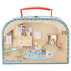 Moulin Roty 小小醫護套裝玩具組, 精美手提箱設計 輕巧好攜帶, 小小醫護, 1組