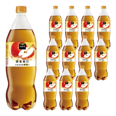 Minute Maid 美粒果 零加糖蘋果蘇打, 1.25L, 12瓶
