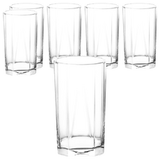Ocean Glass 金字塔高球杯六件組，玻璃材質，300ml, 118 x 67mm, 6個