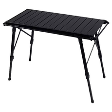 Besthot 超輕量可升降式IGT三單位蛋捲桌 Set, 鋁合金+PU掛勾, 黑色, 83cm, 83 x 43 x 43~64cm 收納86 x 15 x 14cm