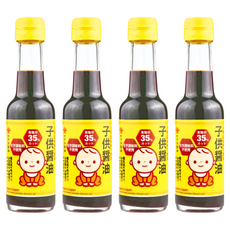 Yamaka 子供醬油, 低鈉減鹽35% 寶寶食品調味, 150ml, 4瓶