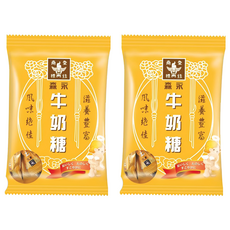 MORINAGA 森永 牛奶糖，北海道煉乳乳源，濃郁醇厚，經典牛奶糖, 90g, 2袋