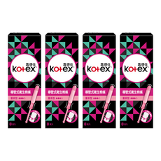 Kotex 靠得住 導管式衛生棉條, 量多型, 8支, 4盒