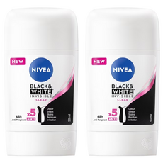 NIVEA 妮維雅 止汗爽身乳膏Pro 無印乾爽, 50ml, 2個