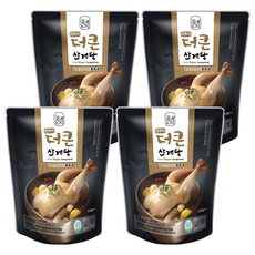 KKOTJI 韓國全州大王蔘雞湯，選用優良人蔘春雞及紅棗糯米, 1.1kg, 4包