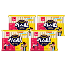 LOTTE 樂天 Ham Kisstick 魚肉香腸 切達起司口味, 800g, 4組