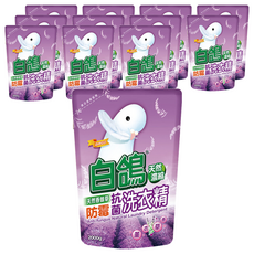 白鴿天然抗菌洗衣精補充包，香蜂草防霉，2000g, 2kg, 12包