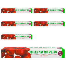 南亞 保鮮PE膜 30cm x 200尺(約60公尺), 冷凍冷藏適用, 30cm*200尺, 6盒