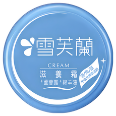 雪芙蘭 滋養霜 清爽型，適合中性/油性膚質適用，蘆薈露+綿羊油, 150g, 1罐