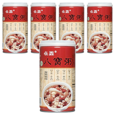 名屋八寶粥 370公克, 含蓮子、 薏仁、 糯米、 小米, 370g, 5罐
