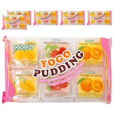 COCON 可康 YOGO 椰果布丁綜合水果風味 Set 6個, 35g, 6袋
